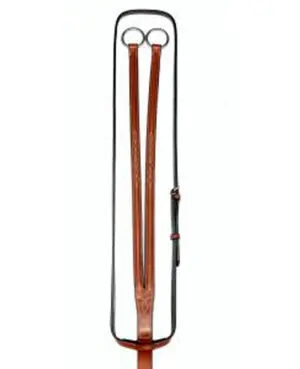 Signature Series Round Raised Fancy Stitched Running Martingale