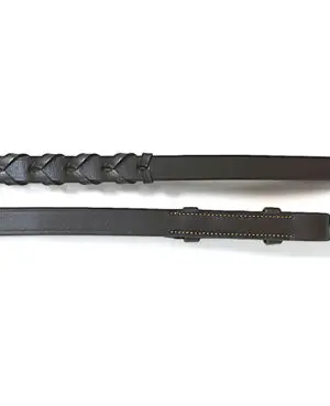 Signature Series Flat Laced English Leather Reins