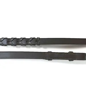 Silver Spur Flat Leather Laced Reins